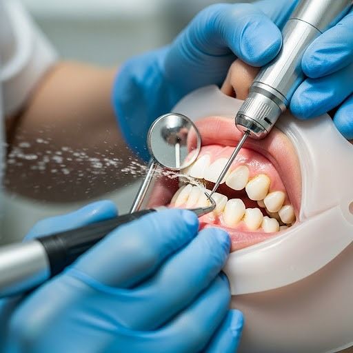 ultrasonic tooth cleaning